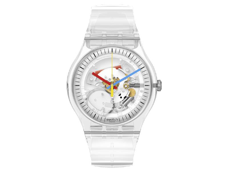 SWATCH CLEARLY NEW GENT CLEAR SO29K100